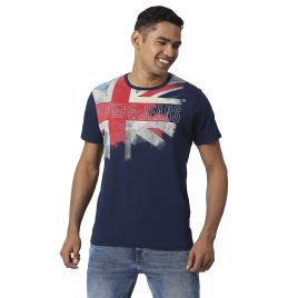 Fit Printed Half Sleeves T-Shirt for Women