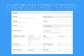 Create new filter set
