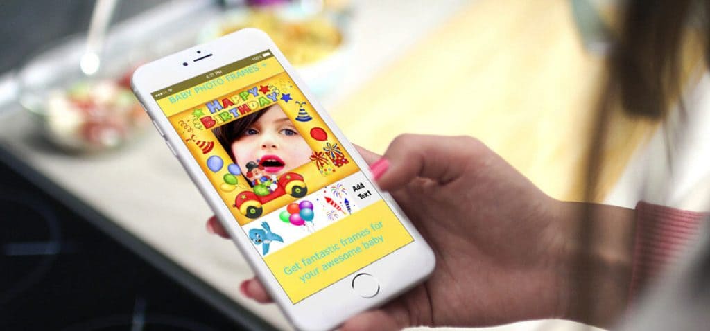 Exclusive: Baby Photo Frames+ app for iPhone users